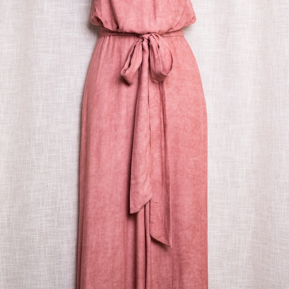 Pink Open-Back Jumpsuit - Picture 2 of 10